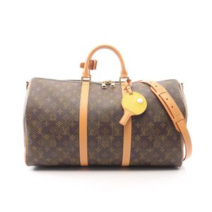 [Used] Louis LOUIS VUITTON Keepall Bandoulière 50 Boston Bag, Monogram Perforation, 2-Way, M29163, PVC Coated Canvas, Leather