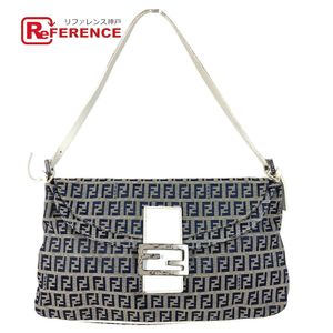 FENDI Zucchino Logo翻蓋單肩包