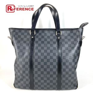 LOUIS VUITTON DU3028 Damier Graphite Tadao Shoulder Bag