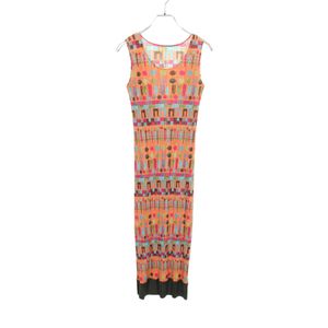 【중고】 PLEATS PLEASE ISSEY MIYAKE 원피스 플리츠 슬리브리스 패턴 PP61-JH655 기타 원피스 여성용 Used A