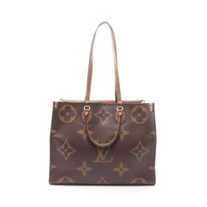 [중고] LOUIS VUITTON 토트백 온더고 GM 모노그램 자이언트 리버스 2WAY M44576 PVC 코팅 캔버스 온더고 GM 여성용