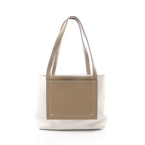 [중고] Hermes 에르메스 토트백 카바셀리에 31 뉴 화이트 베이지 마르파 뉴 화이트/베이지 마르파 레더 카바셀리에 31 뉴 화이트/베이지 마르파
