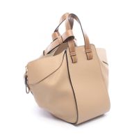 [Used] LOEWE HAMMOCK SMALL 2-Way Handbag, Greige Leather, Women's, Used A