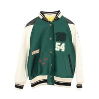 [중고] LOUIS VUITTON 스타디움 재킷 바시티 재킷 RW221W JG4 FMVB12JG4 실크 레더 스타디움 재킷 여성용 미사용