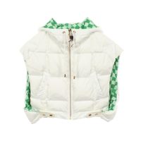 [중고] 루이비통 LOUIS VUITTON 다운 재킷/코트 LV 매치 후드 재킷 RW222W E54 FNOW30 나일론 레더 여성용 미사용