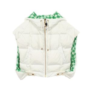 【二手】LOUIS VUITTON羽絨外套 LV Match 連帽 RW222W E54 FNOW30 尼龍皮革羽絨背心 女款 全新未使用