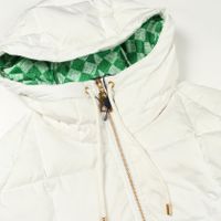 [중고] 루이비통 LOUIS VUITTON 다운 재킷/코트 LV 매치 후드 재킷 RW222W E54 FNOW30 나일론 레더 여성용 미사용
