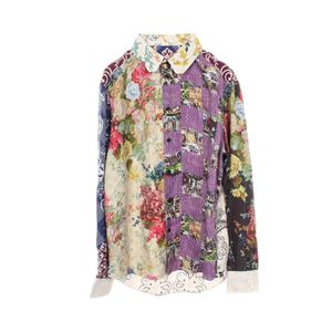 【二手】LOUIS VUITTONMonogram 花卉佩斯利長袖真絲襯衫 RM222 RB8 HS72W - 男士二手 B
