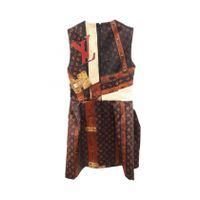 【二手】路易威登LOUIS VUITTON洋裝 行李箱印花 無袖 RW242WB QNQ FRRO50 真絲洋裝 女款