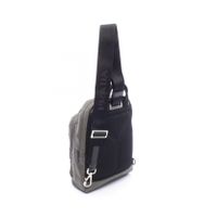 [Used] Prada PRADA Waist Bag Body Bag Triangle Logo 2VZ116 Khaki/Black Nylon Triangle Logo Body Bag Men's Used A