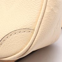【二手】LOUIS VUITTONTrianon PM Monogram Empreinte Crème 兩用手提包 M46503 奶油色皮革 Trianon PM 女士二手 A
