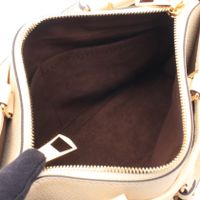 【二手】LOUIS VUITTONTrianon PM Monogram Empreinte Crème 兩用手提包 M46503 奶油色皮革 Trianon PM 女士二手 A