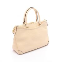【二手】LOUIS VUITTONTrianon PM Monogram Empreinte Crème 兩用手提包 M46503 奶油色皮革 Trianon PM 女士二手 A