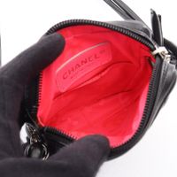 【二手】香奈兒 (Chanel) CHANEL 單肩包 Cambon 系列小號 A25177 黑色皮革 Cambon 系列小號手拿包 女士二手 A