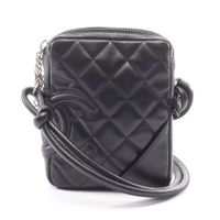 【二手】香奈兒 (Chanel) CHANEL 單肩包 Cambon 系列小號 A25177 黑色皮革 Cambon 系列小號手拿包 女士二手 A