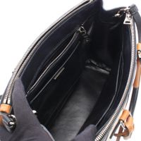【二手】Prada 托特包 Galleria 2WAY 黑色/驼色/白色 Saffiano皮革 Galleria 2way托特包 女士 Used A