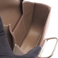 [Used] Hermes HERMES Shoulder Bag Della Cavalleria Mini Etoupe 082226CK Etoupe Leather Della Cavalleria Mini Etoupe Women's
