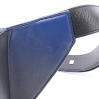【二手】 LOEWE腰包/斜背包/臀包 小號 B510SEBX02 藍/黑色皮革 女士小號 二手 A