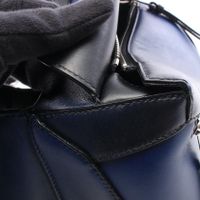 【二手】 LOEWE腰包/斜背包/臀包 小號 B510SEBX02 藍/黑色皮革 女士小號 二手 A