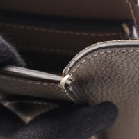 [중고] CELINE 러기지 미니 쇼퍼 손가방 그레이지 레더 러기지 미니 쇼퍼 여성용 Used A