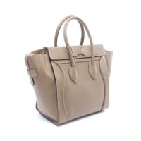 [중고] CELINE 러기지 미니 쇼퍼 손가방 그레이지 레더 러기지 미니 쇼퍼 여성용 Used A