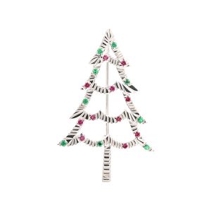 [Used] Mikimoto Christmas Tree Motif