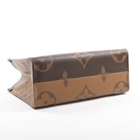 【中古】ルイヴィトンLOUIS VUITTON ハンドバッグ オンザゴーMM M45321 ブラウン