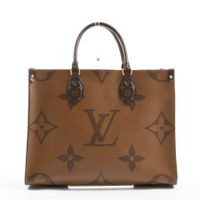 【中古】ルイヴィトンLOUIS VUITTON ハンドバッグ オンザゴーMM M45321 ブラウン
