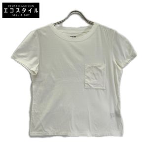 Hermes 23SS White Embroidered Pocket Short-Sleeve T-Shirt Size 40 [Used]