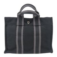 Hermes Fourre-Tout PM 手提包，棉帆布 [二手]