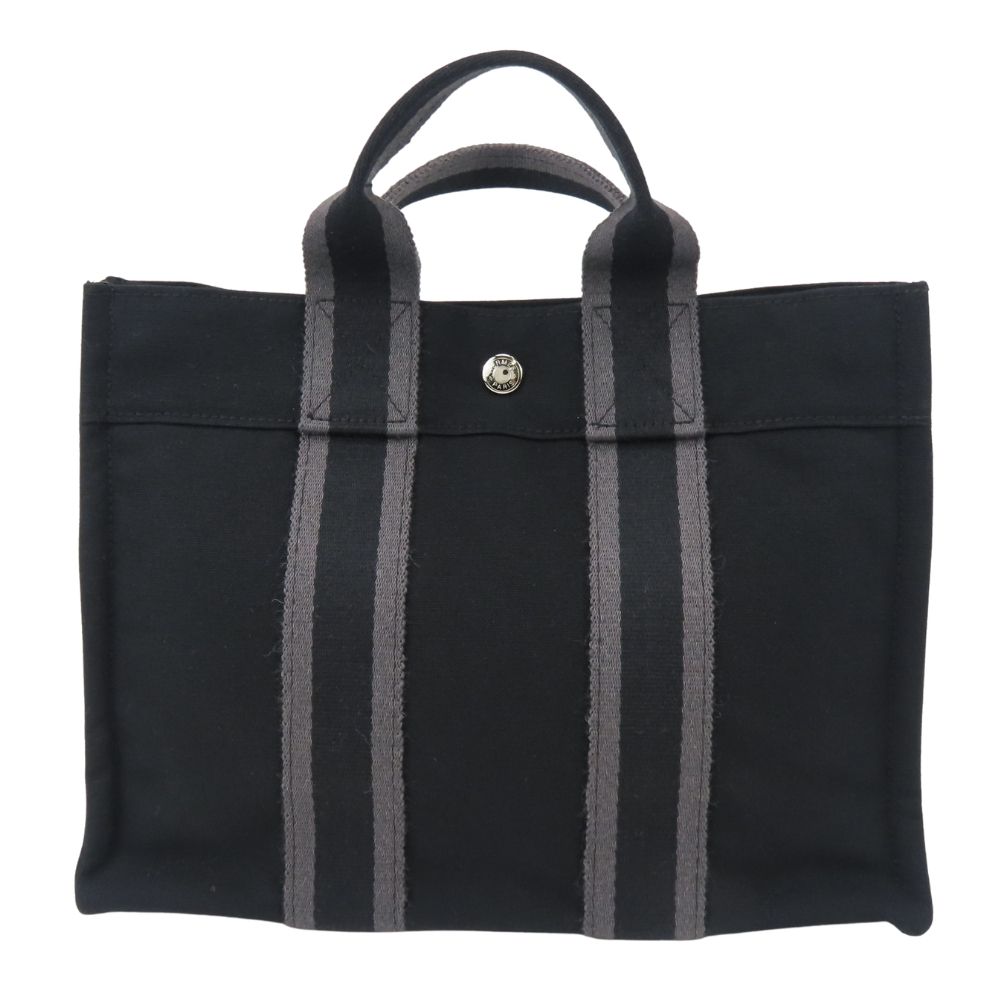 Hermes Fourre-Tout PM 手提包，棉帆布 [二手]