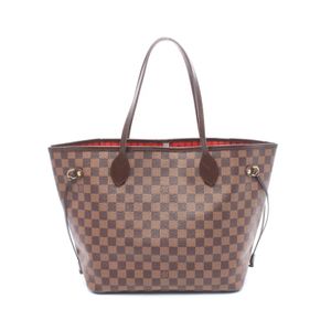 [중고] LOUIS VUITTON 토트백 네버풀 MM 다미에 에벤 N51105 PVC 코팅 캔버스 레더 네버풀 MM 여성용 Used B