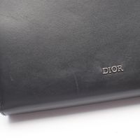 [Used] Dior Shoulder Bag DIAL DIOR ULTRA Small Black Leather Messenger Bag Men's Used B