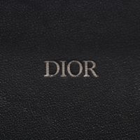 [Used] Dior Shoulder Bag DIAL DIOR ULTRA Small Black Leather Messenger Bag Men's Used B
