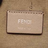 【二手】Fendi FENDI BY THE WAY 中 2WAY 灰褐色皮革女士手提包