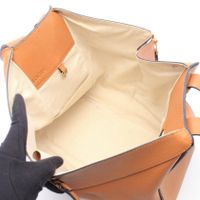【中古】 ロエベ LOEWE ハンドバッグ ハンモック ミディアム 2WAY ブラウン レザー ハンモック ミディアム レディース Used B