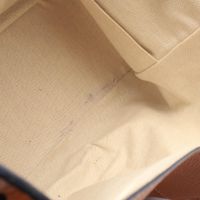 【中古】 ロエベ LOEWE ハンドバッグ ハンモック ミディアム 2WAY ブラウン レザー ハンモック ミディアム レディース Used B