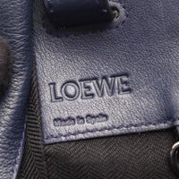 [중고] LOEWE 핸드백 HAMMOCK SMALL 해먹 스몰 2WAY 네이비 레더 여성용 Used B