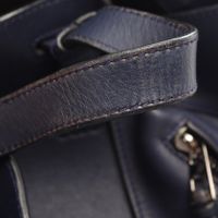 [중고] LOEWE 핸드백 HAMMOCK SMALL 해먹 스몰 2WAY 네이비 레더 여성용 Used B