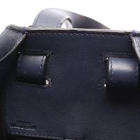 [중고] LOEWE 핸드백 HAMMOCK SMALL 해먹 스몰 2WAY 네이비 레더 여성용 Used B