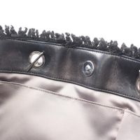 [Used] Chanel CHANEL Tote Bag Patent Toilette Funny Tweed Black Vinyl Wool Matelassé Chain Tote Women's Used B