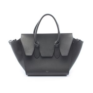 【중고】 CELINE 토트백 타이백 그레이 레더 여성용 Used B