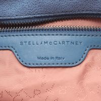 [중고] STELLA McCARTNEY 팔라벨라 샤기 디어 폴드 오버 2WAY 숄더백 블루 스몰