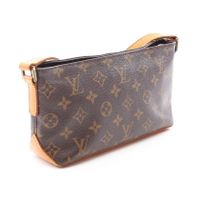 【중고】 LOUIS VUITTON 숄더백 트로터 모노그램 M51240 PVC 코팅 캔버스 레더 트로터 여성용 Used B