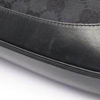 【二手】Gucci GUCCI Jackie GG帆布肩背包 001･3306 黑色 其他 Jackie 肩背包女 二手 B