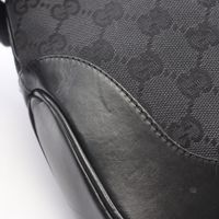 【二手】Gucci GUCCI Jackie GG帆布肩背包 001･3306 黑色 其他 Jackie 肩背包女 二手 B