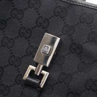 【二手】Gucci GUCCI Jackie GG帆布肩背包 001･3306 黑色 其他 Jackie 肩背包女 二手 B