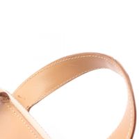 【二手】BVLGARI(Bulgari) Logomania 迷你像牙白/米色皮革 Logomania 迷你手提包 女士二手 B