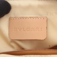 【二手】BVLGARI(Bulgari) Logomania 迷你像牙白/米色皮革 Logomania 迷你手提包 女士二手 B