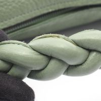 [Used] Bottega BOTTEGA VENETA Shoulder Bag Hobo Green Leather Handbag Women's Used B